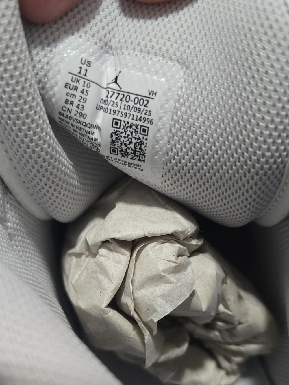 Jordan High Top Sneakers - White & Light Gray Suede